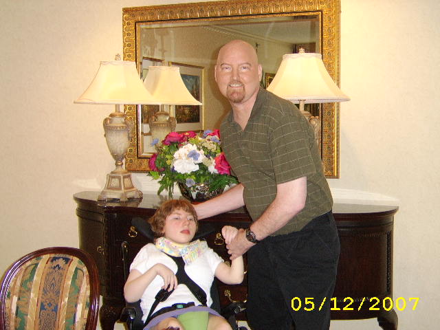 JAJF family in hotel room treating the families not the cancer 
