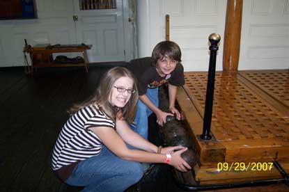 Jack and Jill Foundation brother and sister at museum taking a late stage cancer timeout 