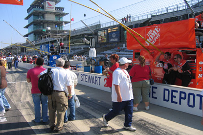 Jack and Jill Foundation family at NASCAR race 