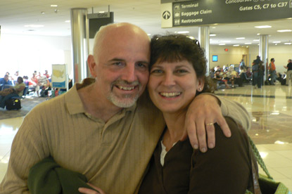 JAJF couple enjoying a break from late stage cancer 