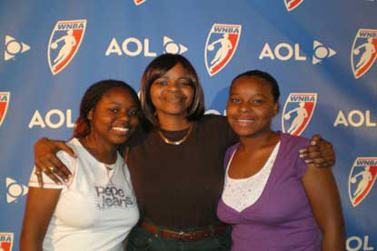 JAJF family at WNBA basketball game creating inheritable memories 