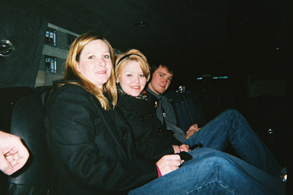 family in limo enjoying a Jack and Jill Foundation WOW experience 