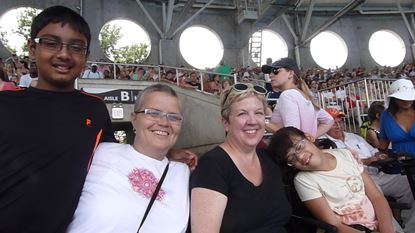 Jack and Jill Foundation family taking a cancer timeout 