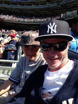 Jack and Jill Foundation dad and son at baseball game 