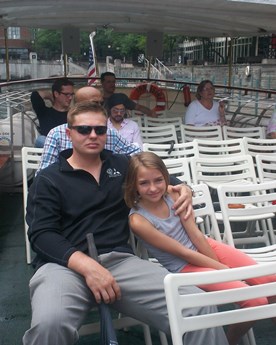 JAJF dad and daughter enjoying a break from late stage cancer 