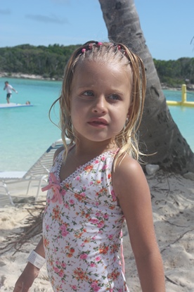 Jack and Jill Foundation young girl at swimming pool 