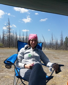 JAJF woman in the wilderness taking a timeout from late stage cancer 