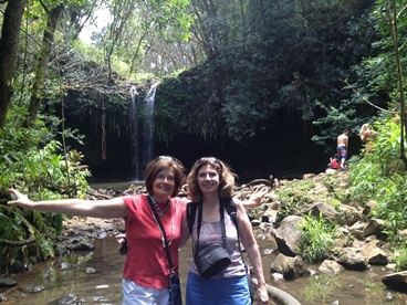 Jack and Jill Foundation women on hike enjoying a break from late stage cancer 