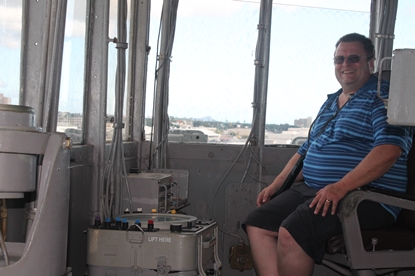 Jack and Jill Foundation man on boat taking a break from late stage cancer 