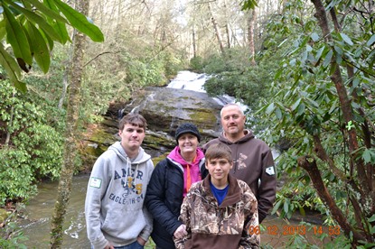 JAJF family on hike taking a timeout from late stage cancer 