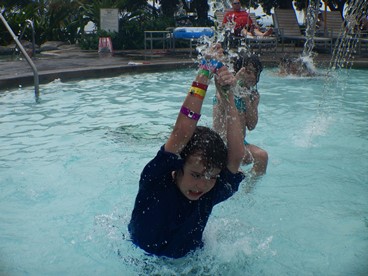 JAJF kids in pool the best part of memories is making them 