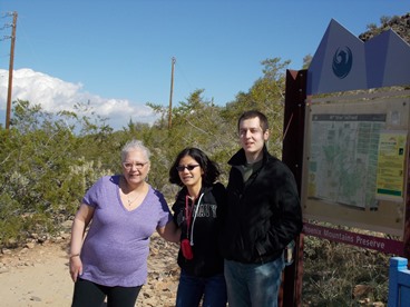 family on JAJF hiking trip 
