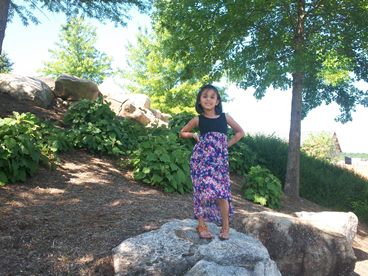 JAJF girl on rock treating the families not the cancer 