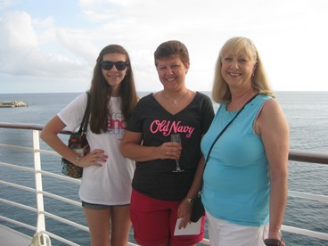 JAJF family on cruise ship balcony 