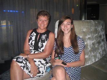 JAJF mom and daughter taking a late stage cancer timeout 