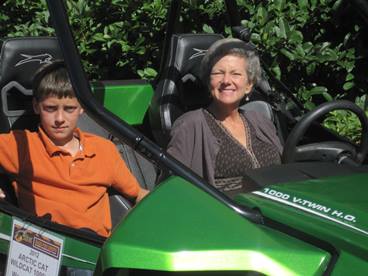 JAJF mom and son in go karts making inheritable memories 