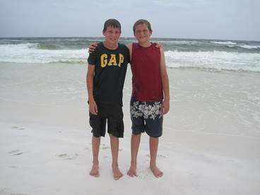 JAJF brothers on the beach making inheritable memories 