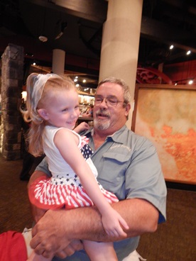 JAJF dad and girl making memories  