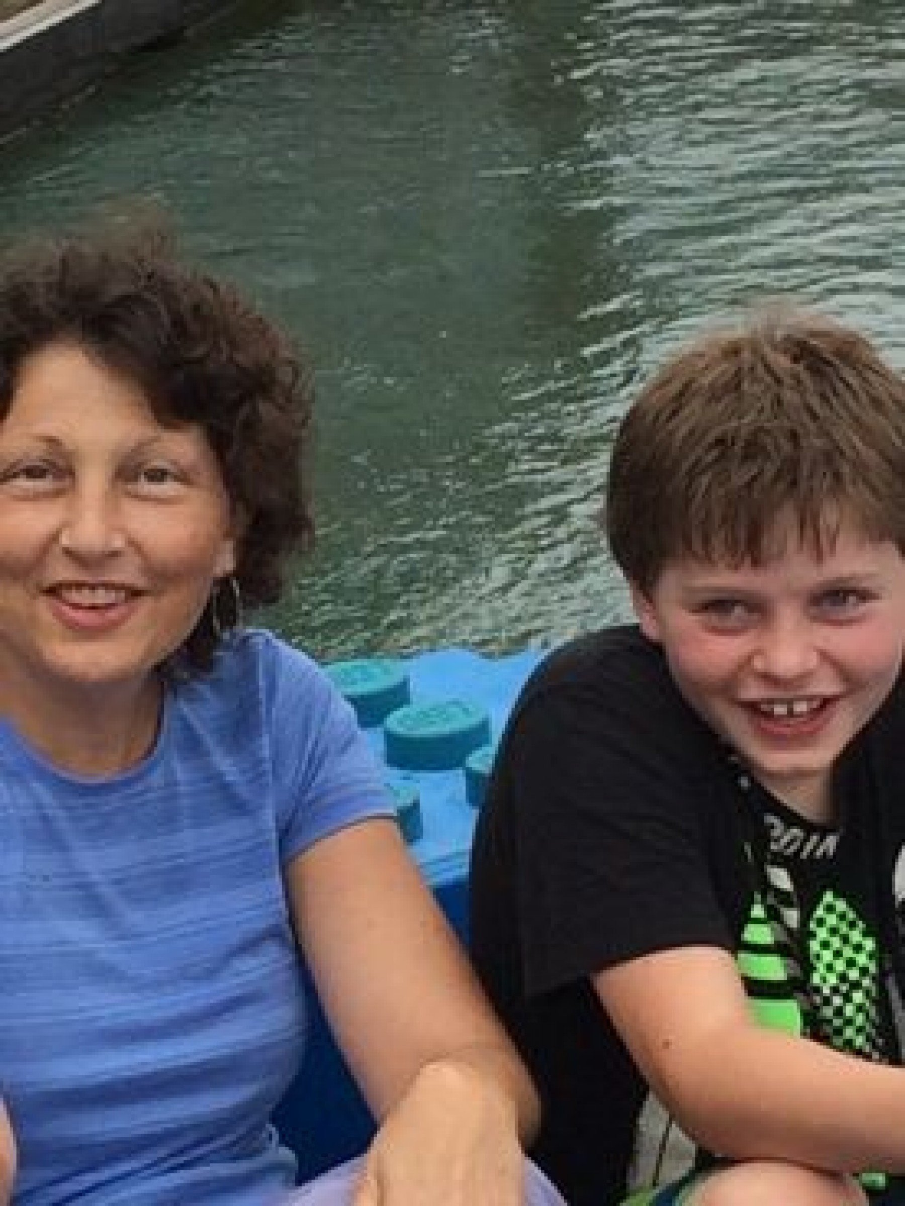 mom and son at Legoland during a JAJF WOW experience 