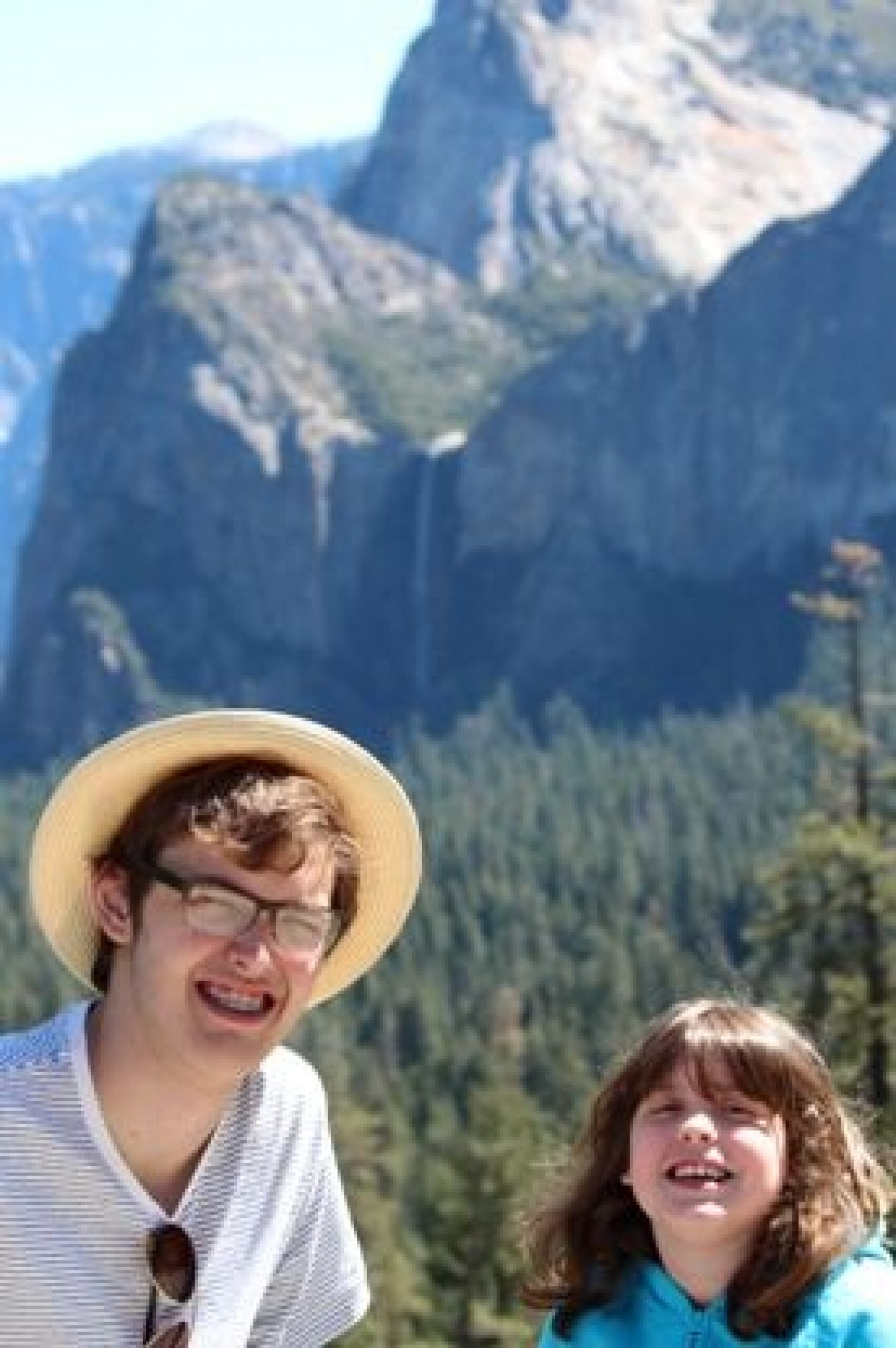 man hiking on mountain during JAJF WOW experience 