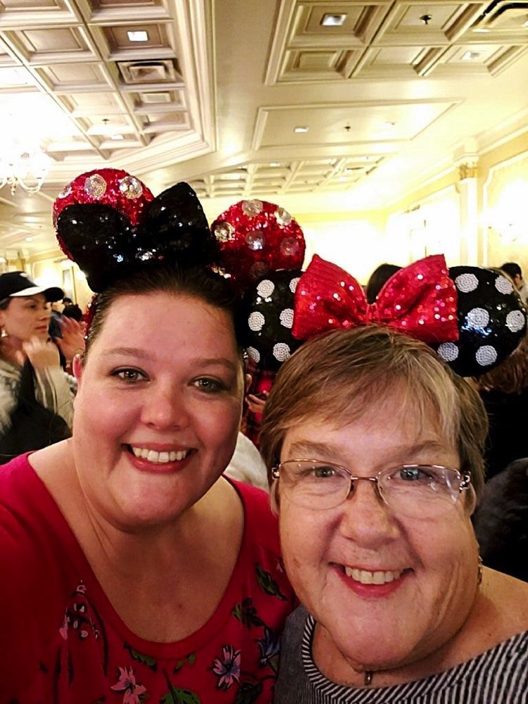 two women wearing Minnie Mouse ears during JAJF WOW experience 