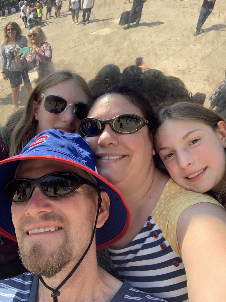 family selfie during a JAJF late stage cancer timeout 