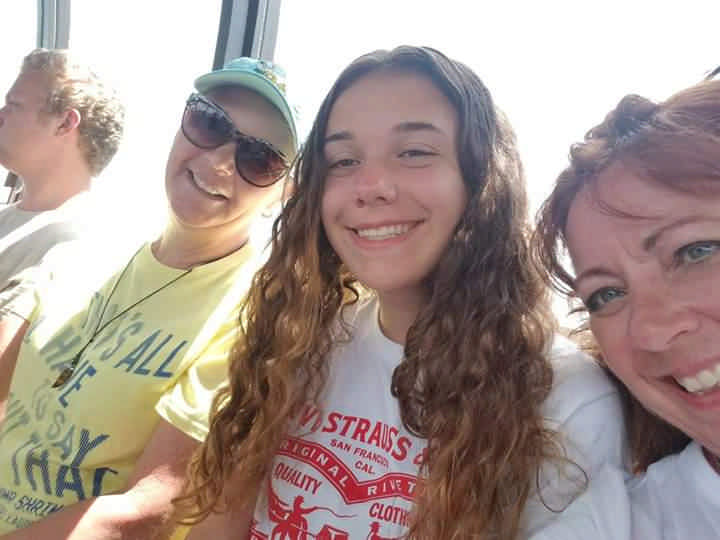 family selfie during a Jack and Jill Foundation WOW experience 