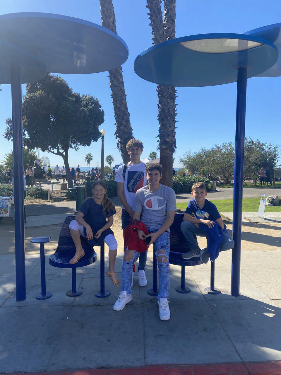kids on playground during a Jack and Jill Foundation WOW experience 