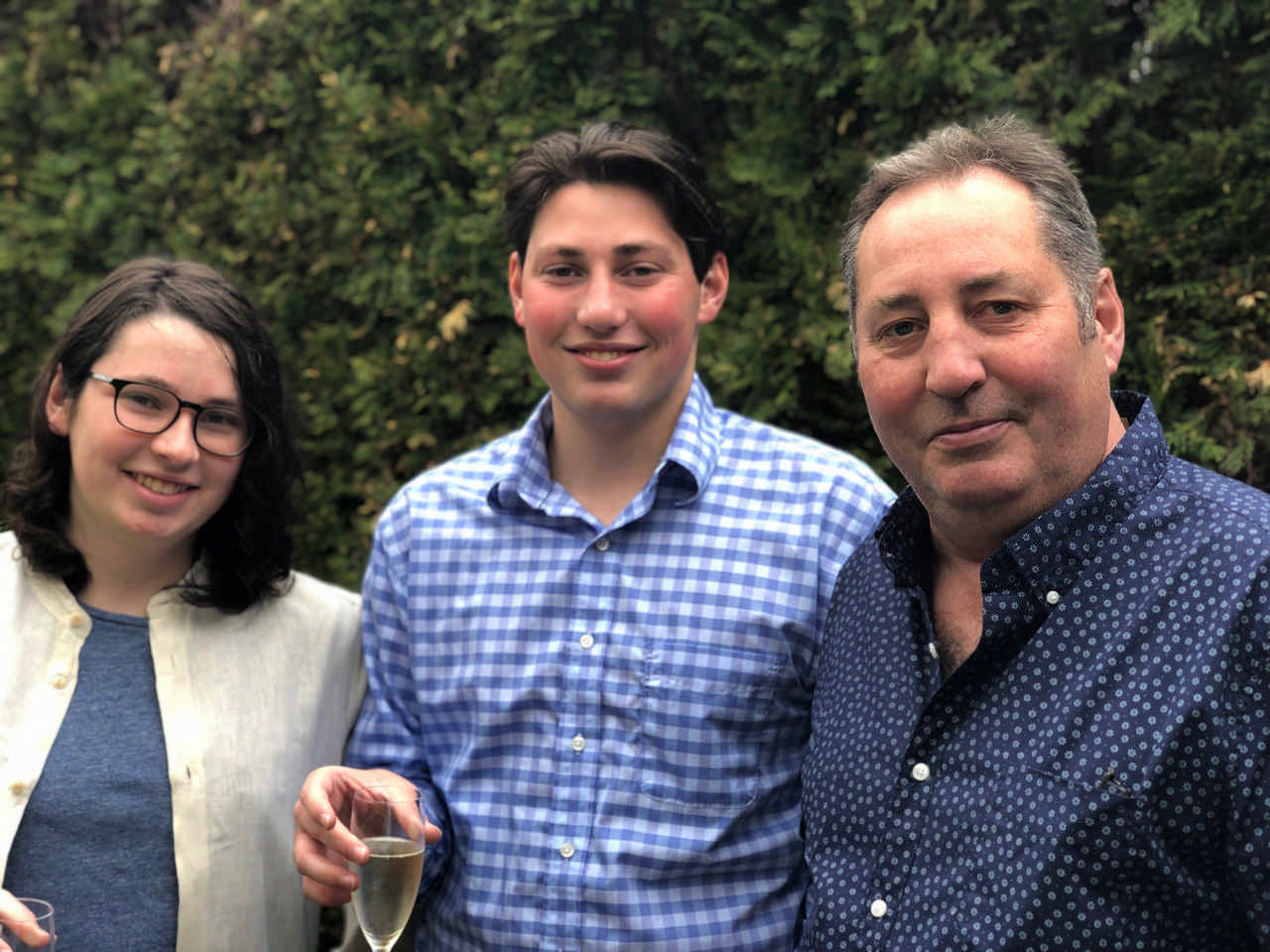 family taking a picture outside during a Jack and Jill Foundation WOW experience 
