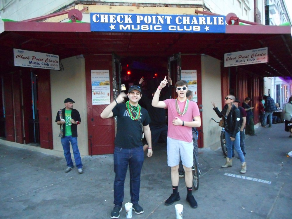 JAJF young men flexing their biceps making inheritable memories 