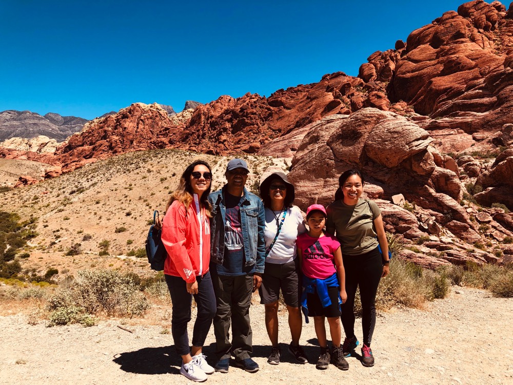JAJF family on hike taking a timeout from late stage cancer 