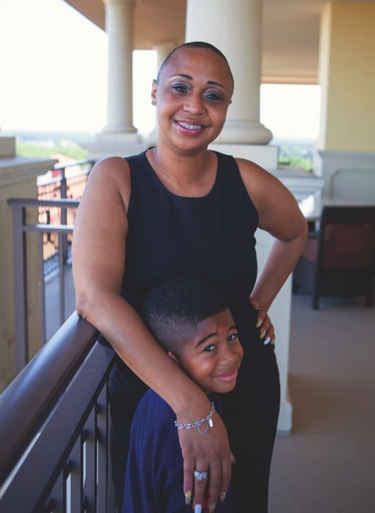 mom with son on a JAJF WOW experience 