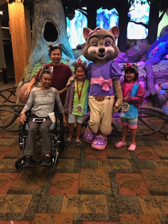 JAJF family at Great Wolf Lodge enjoying a WOW experience 