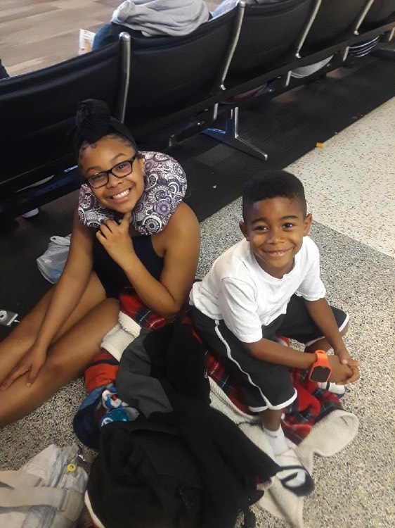 brother and sister enjoying a WOW Experience with JAJF 