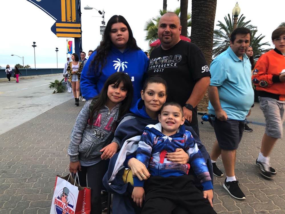 family enjoying The Power of WOW experience 