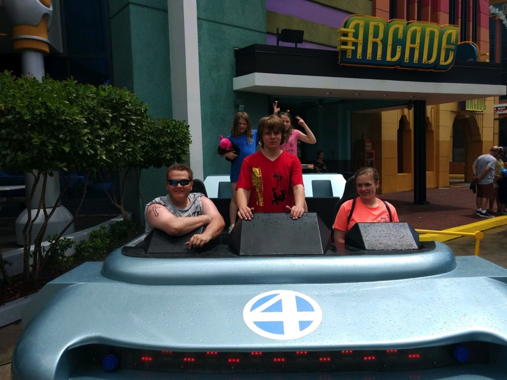 JAJF family at Universal Studios enjoying a WOW experience 