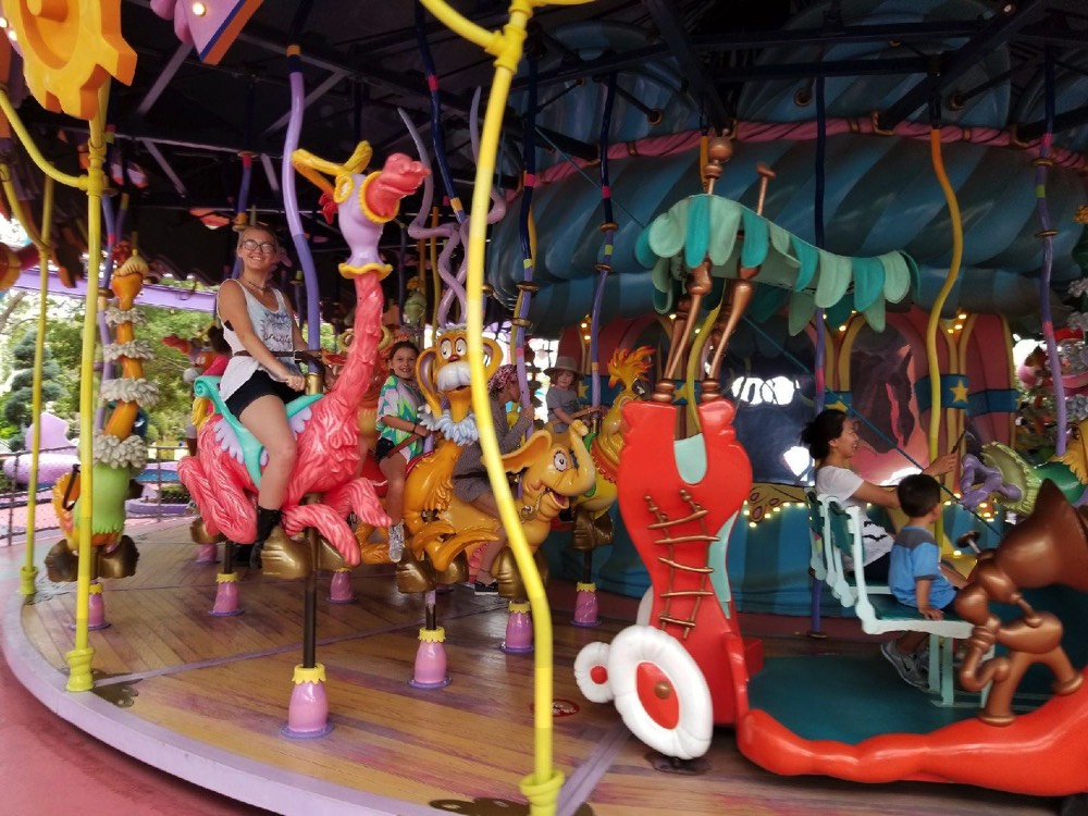 Dr. Seuss carousel at Universal Studios 