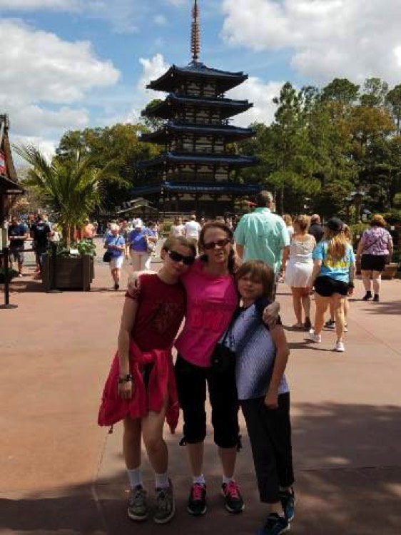 JAJF family at Disney World enjoying a WOW experience 